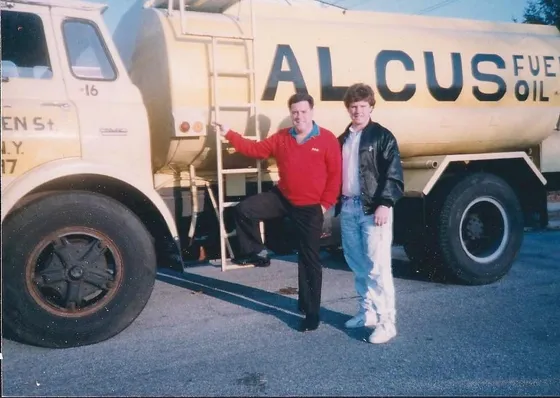 The first Alcus Fuel Oil delivery truck